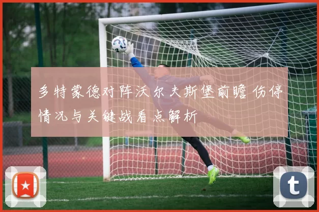 多特蒙德对阵沃尔夫斯堡前瞻 伤停情况与关键战看点解析